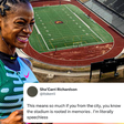 Say hello to the Sha'Carri Richardson Track in Dallas, Texas
