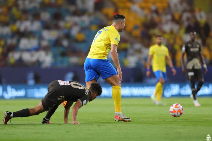 Al Nassr continue to push up the table with a 2-1 win against against Damac in Saudi Arabia league fixture played on Saturday, October 21, 2023 thanks to a Ronaldo free kick