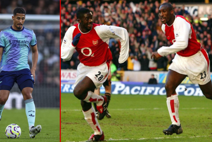 Could William Saliba have replaced either Kolo Toure or Sol Campbell in the invincibles? || Image credit: Imago