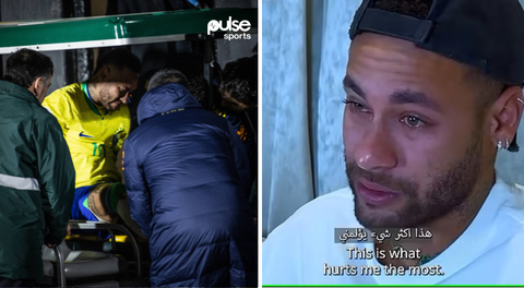 ‘I suffered everyday’ — Neymar breaks down in tears while recalling injury ordeal