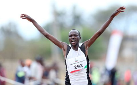 'I want to represent Kenya'-Asbel Kiprop reveals ambition after Machakos Cross-Country win