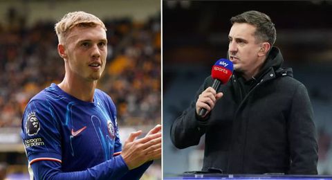 Gary Neville breaks silence on Cole Palmer’s performance against Liverpool