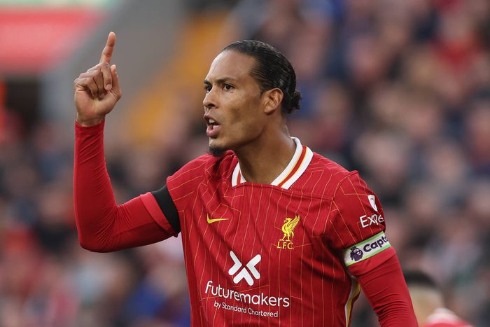 Liverpool captain Virgil van Dijk.  (Credit: Imago)