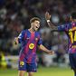 Fermin Lopez and Marcus Rashford celebrating a goal for Barcelona || Image credit: imago