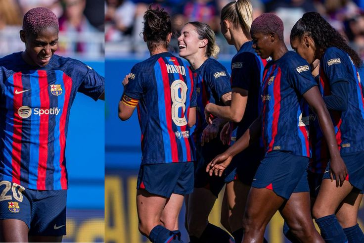 Watch Asisat Oshoala score for Barcelona in 8-0 win against Alaves