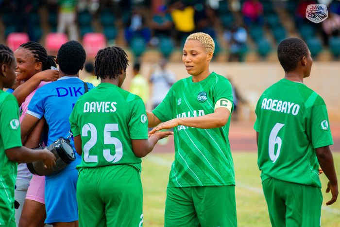 NWFL: Onome Ebi made her Naija Ratels debut. Image Credit: Onome Ebi (X)