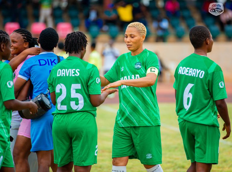 NWFL: Onome Ebi made her Naija Ratels debut. Image Credit: Onome Ebi (X)