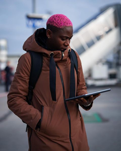 Oshoala has gone viral on social media after landing in Frankfurt. - X/Barcelona