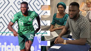 Super Eagles: Victor Boniface takes Mama to Germany