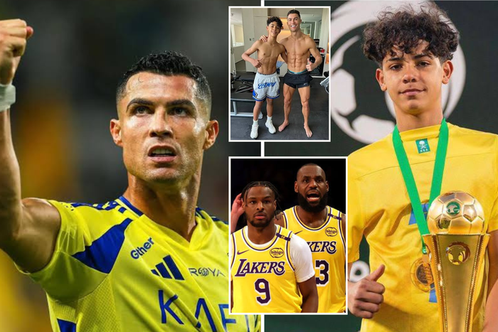 Like LeBron James, Ronaldo hopeful of becoming teammates with his son Cristiano Jnr