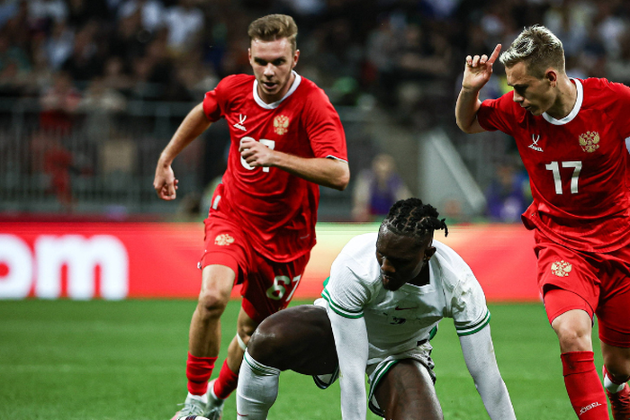 Eagles midfielder in action for Nigeria || Image credit: Imago