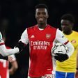 Nketiah hat-trick sends Arsenal into League Cup semi-finals