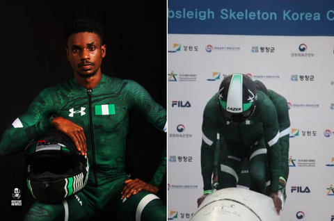 Nigerian Bobsleigh athlete pleads for support so he can fly the green and white flag at the 2026 Winter Olympics