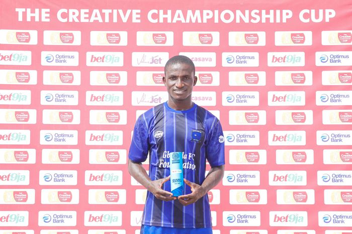 Semi Fagbayi with another man of the match display for Gbagada FC.