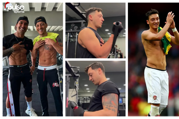Mesut Özil shows new body transformation