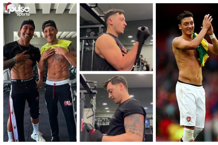 Mesut Özil shows new body transformation