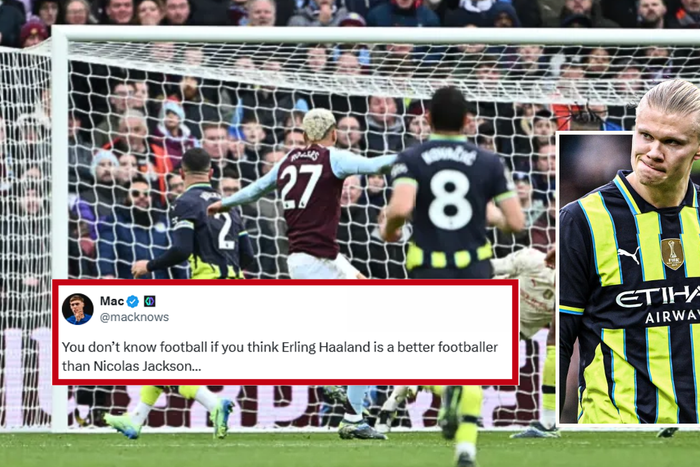 You don’t know football — Erling Haaland brutally cooked by fans after damning stat in Villa defeat