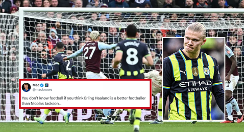 You don’t know football — Erling Haaland brutally cooked by fans after damning stat in Villa defeat