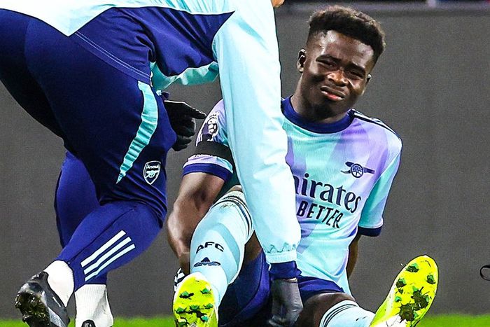 Bukayo Saka was injured in Arsenal's match against Crystal Palace | BRFootball on X