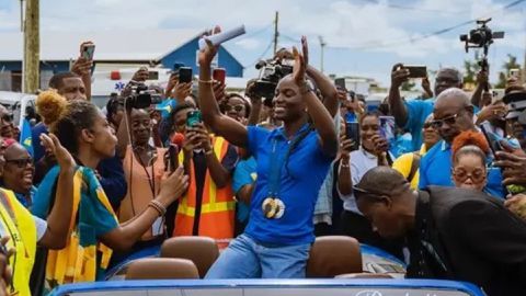 'I really love my country'-St. Lucia sprint queen Julien Alfred recalls historic Paris 2024 welcome