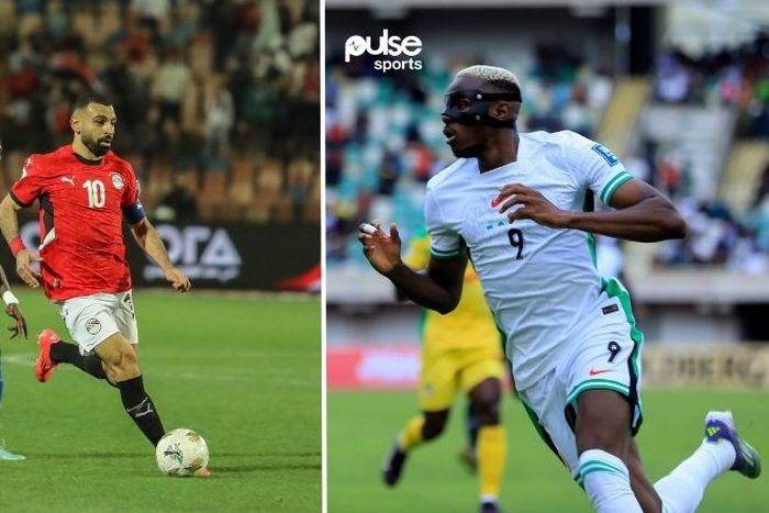 Mohamed Salah and Victor Osimhen are contenders for the AFCON Golden Boot crown || Imahge credit: Imago