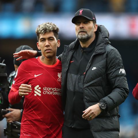 Liverpool boss Jurgen Klopp and striker Bobby Firmino | Imago