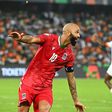 Equatorial Guinea's Emilio Nsue celebrates scoring against Ivory Coast \ Imago