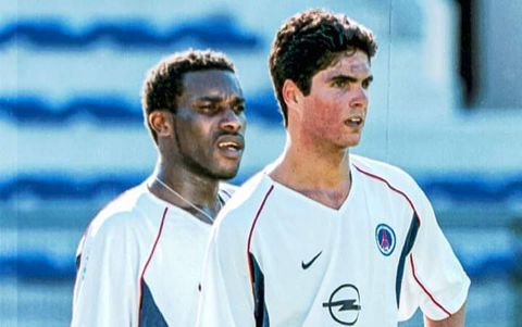 Arteta and Okocha briefly played together during the 2001/2002 season at Paris Saint-Germain.