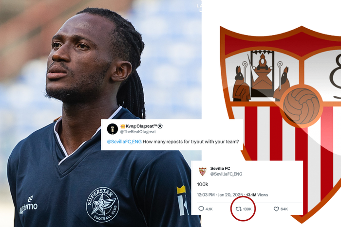 From Amateur to LaLiga? Nigerian amateur footballer goes VIRAL after securing potential trial with Sevilla