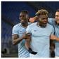 Fisayo Dele-Bashiru celebrating with teammates
