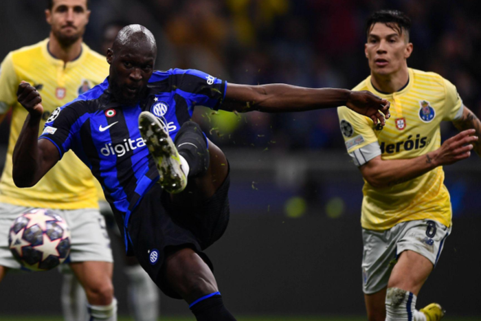 Lukaku in action for Inter