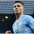 Man City's Rodri celebrates a goal this season.