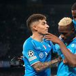Victor Osimhen equalised for Napoli against Barcelona