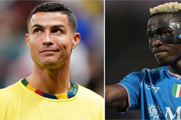 Cristiano Ronaldo and Victor Osimhen