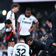 Emile Smith Rowe of Fulham receives treatment Fulham v Crystal Palace, Premier League, Football, Craven Cottage, London, UK - 22 Feb 2025 || Image credit: Imago