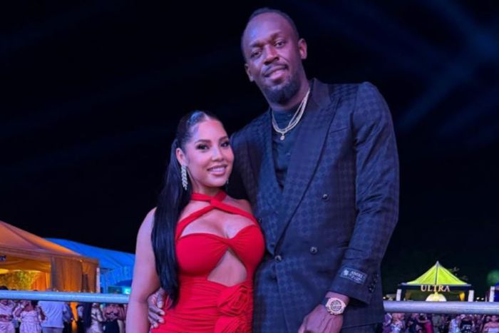 Usain Bolt and Kasi Bennett