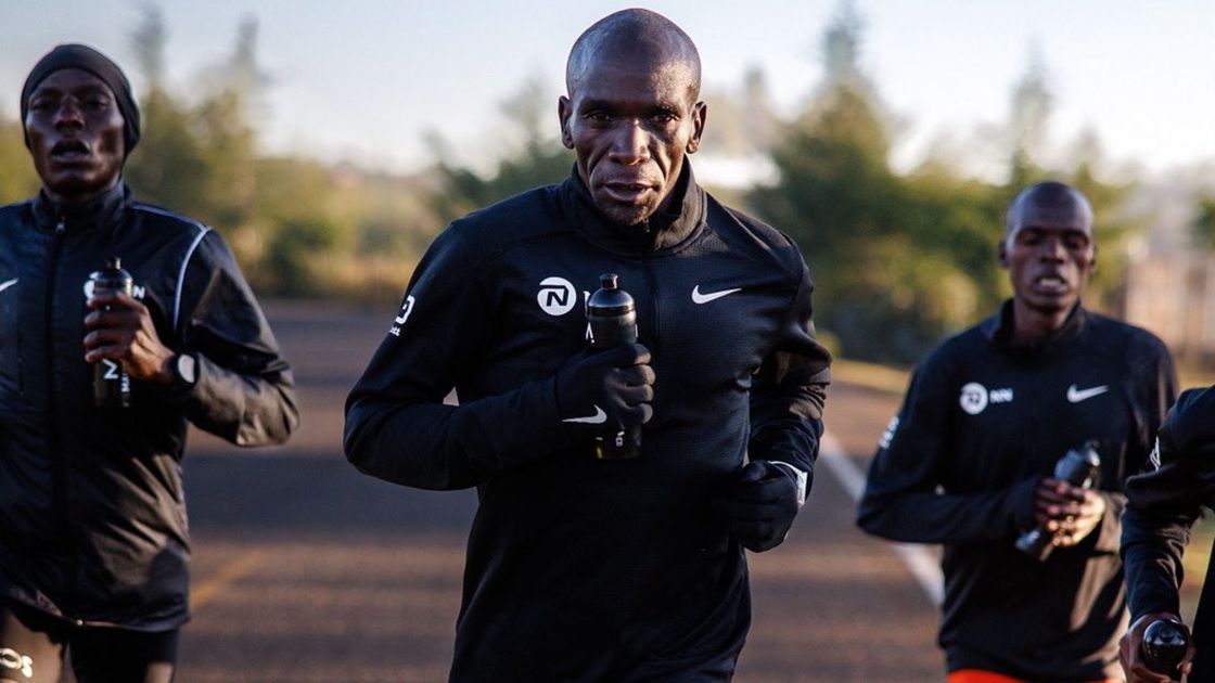 Eliud Kipchoge melts heart of fan with morning run meetup