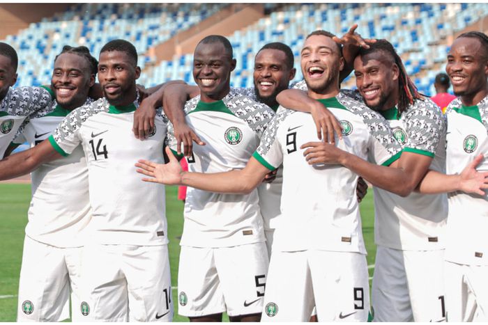 Nigeria's Super Eagles powered past Ghana in Morocco.