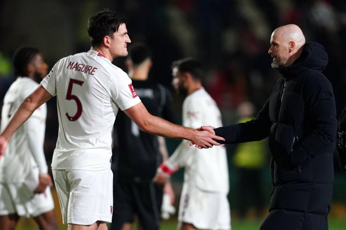 Harry Maguire and Erik Ten Hag || iMAGE CREDIT: iMAGO