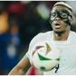Nigeria's hero Victor Osimhen sporting his heroic mask!