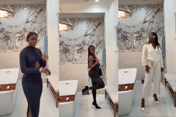 Junelle Bromfield stuns three shades of 'fashion-slay' outfits in GRWM date night with Noah Lyles