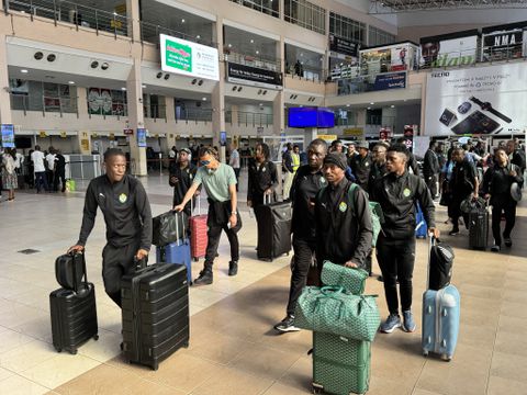The Warriors of Zimbabwe have arrived in Lagos ahead of facing the Super Eagles of Nigeria in a 2026 FIFA World Cup qualifier.