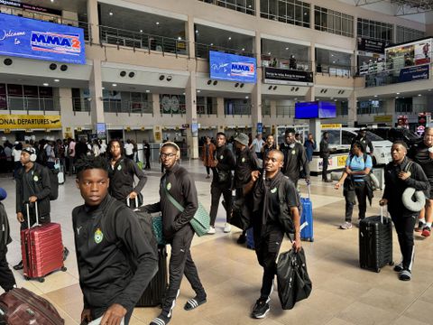 The Warriors of Zimbabwe have arrived in Lagos ahead of facing the Super Eagles of Nigeria in a 2026 FIFA World Cup qualifier.