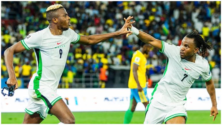 CAF Celebrates Osimhen and Lookman's Spectacular Connection in Rwanda Stunner