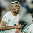 Nigeria's dynamic duo of Osimhen and Lookman after a good day at the office against Rwanda.