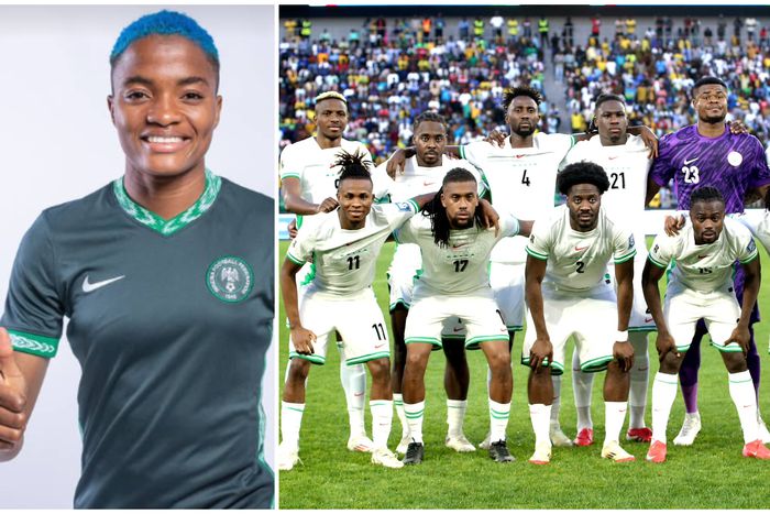 Rasheedat Ajibade with a beautiful message for the Super Eagles after the win against Rwanda.