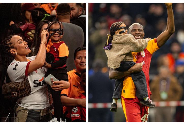 Osimhen opens up on his daughter's connection with Galatasaray