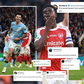 Bukayo Saka BLASTED by Arsenals fans following Carabao Cup defeat