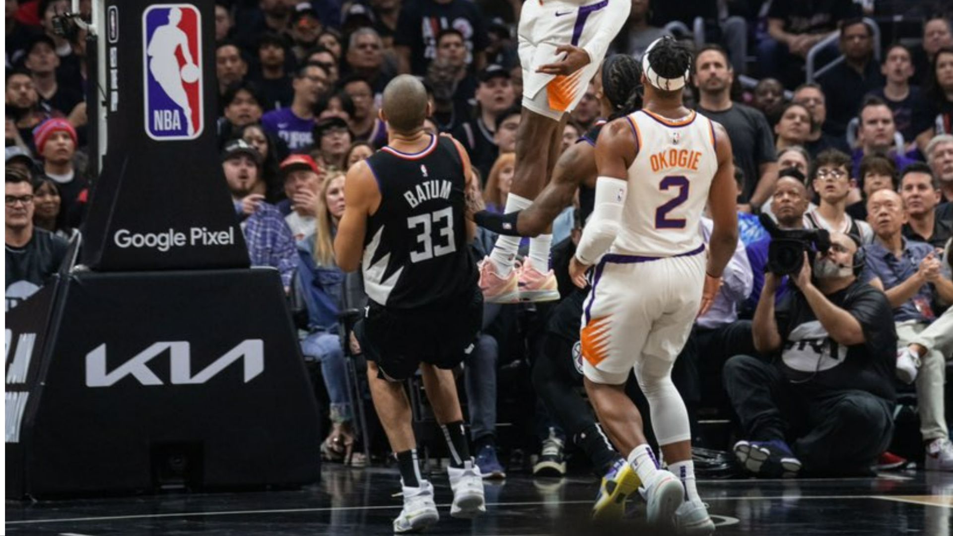 Josh Okogie In Action As Durant Explodes For Phoenix Suns In Game 3 ...