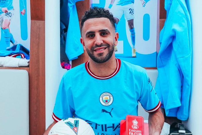 Manchester City's Riyad Mahrez